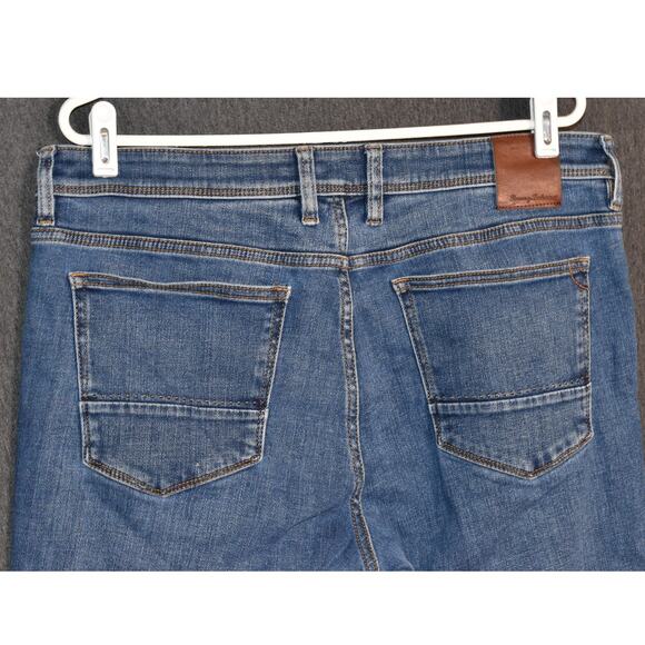 Tommy Bahama Men's 34x32 Distressed Denim Jeans Medium Wash - Picture 4 of 9